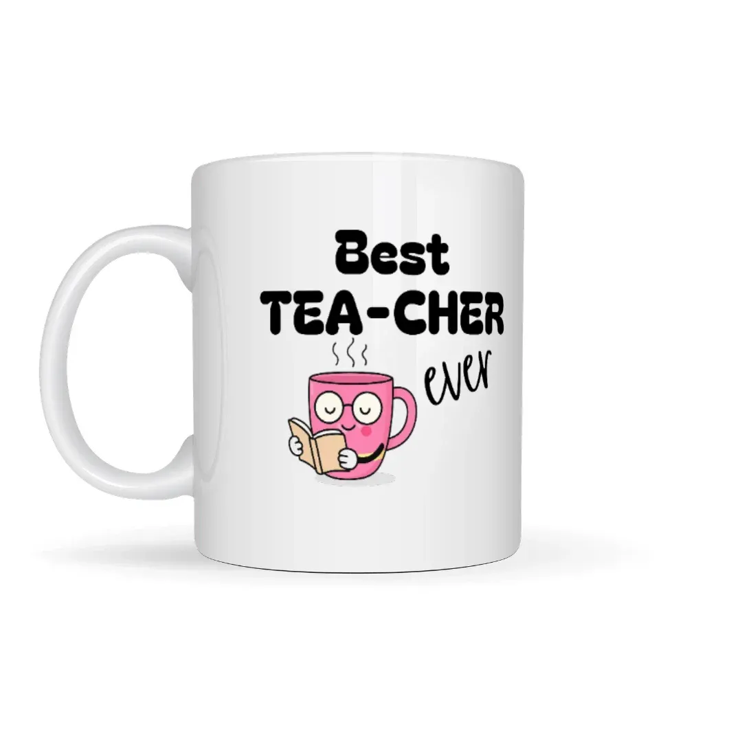 Best Tea-cher Ever - Gift Mug, left view