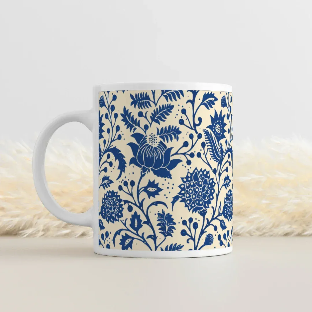 Vintage Blue Botanical, lifestyle view